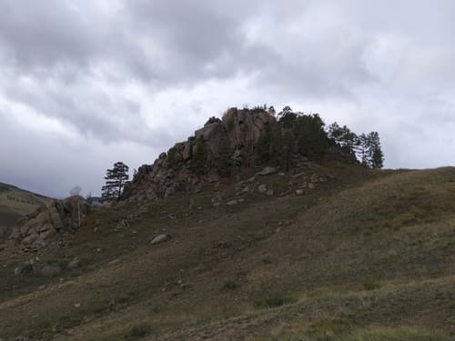 Гора "Спящий лев" в Бурятии