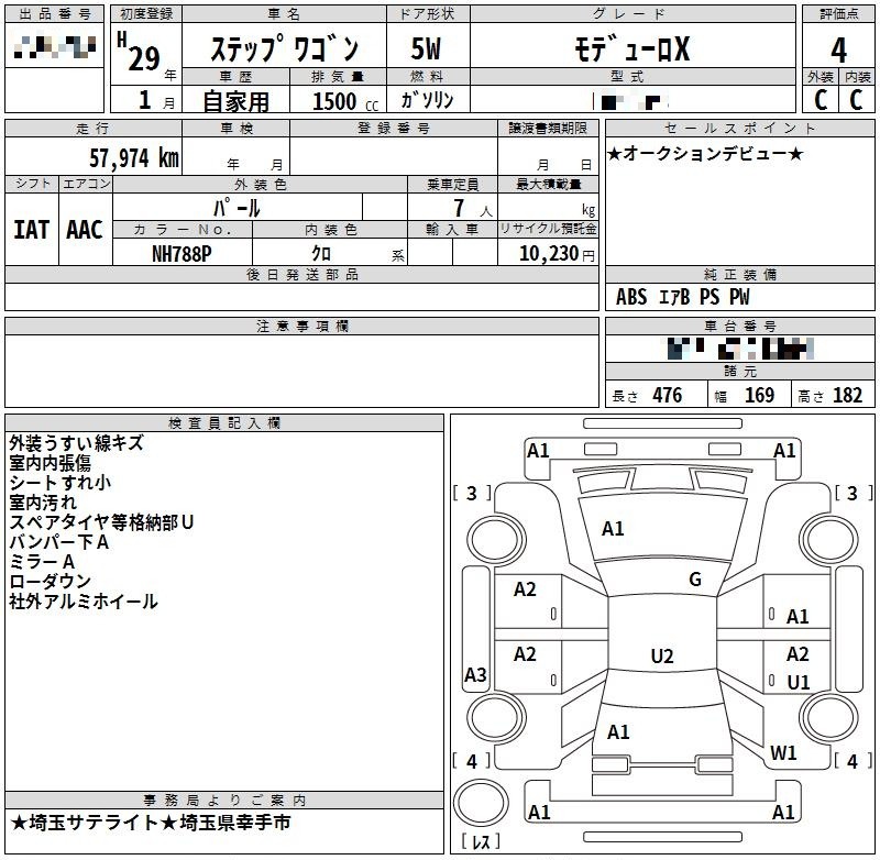Как читать аукционный лист: подробный гид по оценке состояния авто из Японии